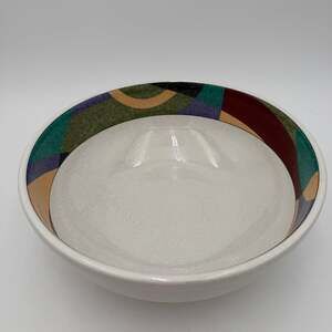 Vintage Salad Pasta Serving Bowl in Impulse by Studio Nova 11"
